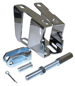 Power Brake Booster Mounting Bracket Kit, 1958-65 Chevy Impala, Chrome