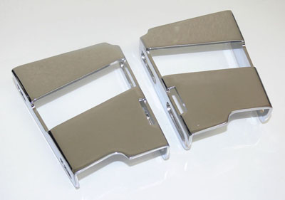 Power Brake Booster Mounting Bracket Kit, 1958-65 Chevy Impala, Chrome