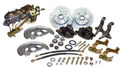 1964-66 Chevy Chevelle Power Disc Brake Conversion, OEM Spindles - Performance Online
