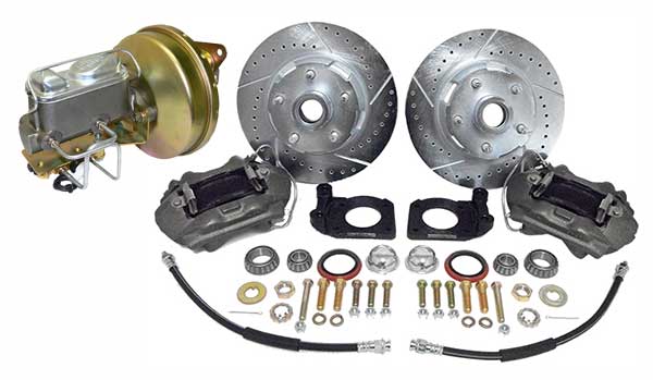 1968-73 Ford Mustang Power Disc Brake Conversion, V-8 Drum