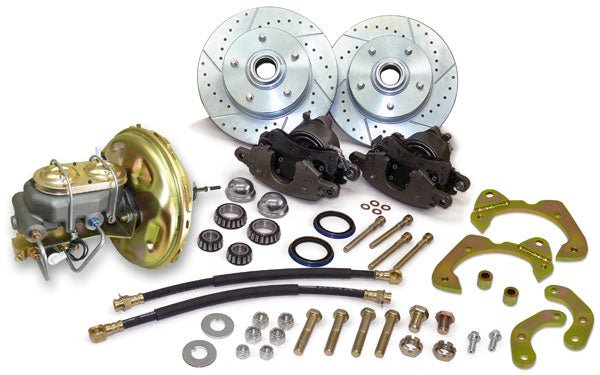 1958-64 Chevy Belair, Impala Front Power Disc Brake Conversion Kit, D52 GM Caliper, 11" Rotor
