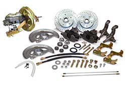 1968-74 Chevy Nova Power Disc Brake Conversion, OEM Spindles - Performance Online