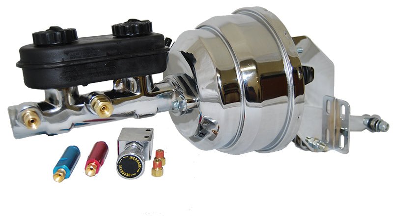 1962-74 Mopar, Dodge, Chrysler, Plymouth Car Chrome Power Brake Booster Kit - Performance Online