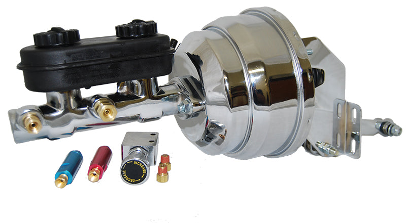 1962-74 Mopar, Dodge, Chrysler, Plymouth Car Chrome Power Brake Booster Kit