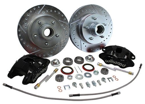1973-87 Chevy C10, GMC C15 Truck Disc Brake Wheel Deluxe Wilwood Red Caliper