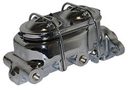GM Disc Brake Conversion Master Cylinder, 1" Bore, Chromed Aluminum Corvette Type - Performance Online