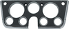 1969-72 Chevy / GMC Truck Instrument Cluster Bezel, Black w/ Chrome Details