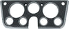 1969-72 Chevy / GMC Truck Instrument Cluster Bezel, Black w/ Chrome Details