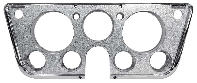 1969-72 Chevy / GMC Truck Instrument Cluster Bezel, All Chrome