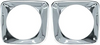 1967-68 Chevy Truck Headlight Bezel Set, Aluminum