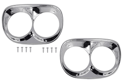 1958-59 Chevy Truck Headlight Bezel Set