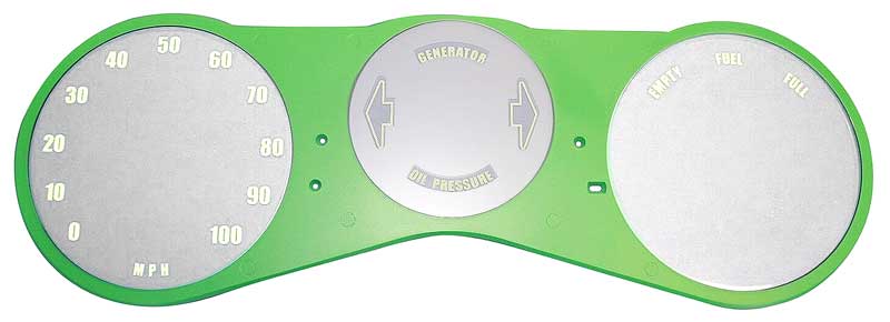 1967-72 Chevy / GMC Truck Instrument Cluster Lens for 3 Hole Dash