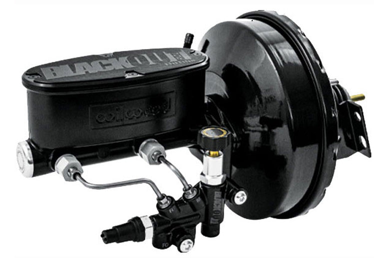 1964-72 Pontiac GTO Black Out Power Brake Booster with Wilwood Master