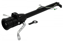 Tilt Steering Column, Black Powder Coated, Column Shift 