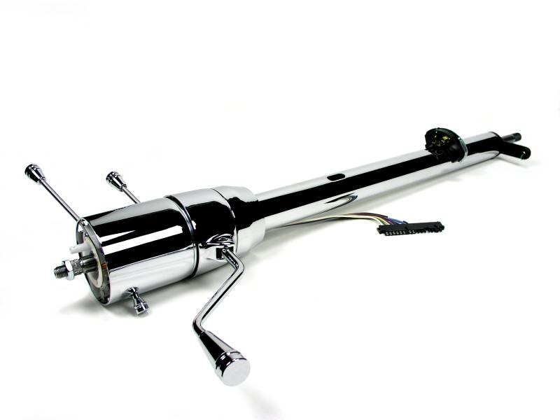 Tilt Steering Column, Chrome, Column Shift