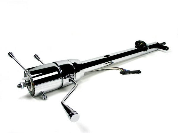 Tilt Steering Column, Chrome, Column Shift