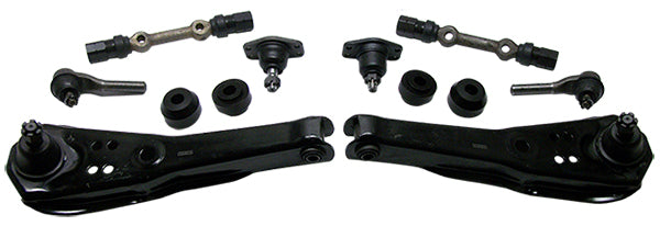 1964-66 Ford Mustang Front Suspension Rebuild Kit, Economy, Polyurethane Bushings