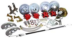 1962-67 Chevy Nova Front and Rear Power Disc Brake Conversion Kit - Performance Online