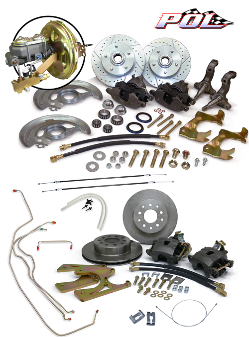 1968-74 Chevy Nova Front and Rear Power Disc Brake Conversion Kit