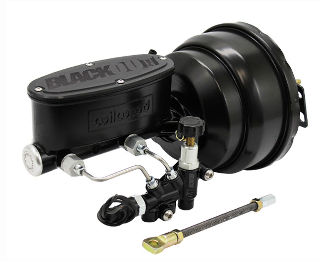 1970-81 Chevy Camaro Black Out Power Brake Booster with POL or Wilwood Master Cylinder