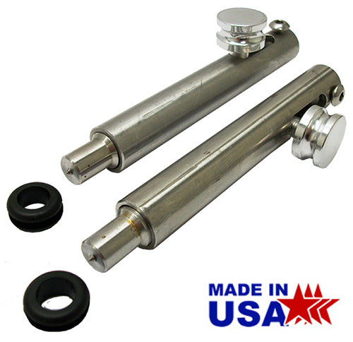 Stealth Tail Gate Latches, Hidden Type, 1947-87 Chevy, GMC Truck Stepside, Stainless Steel