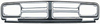 1971-72 GMC Truck Grill, Chrome w/ Black Details