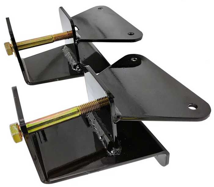 1955-59 Chevy, GMC Truck Rear Leaf Hanger Kit - 2" Drop