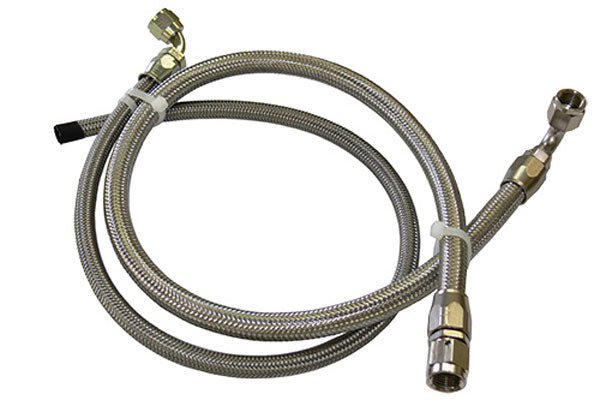 Rack and Pinion Power Steering Hose Kit, Braided Stainless - Performance Online