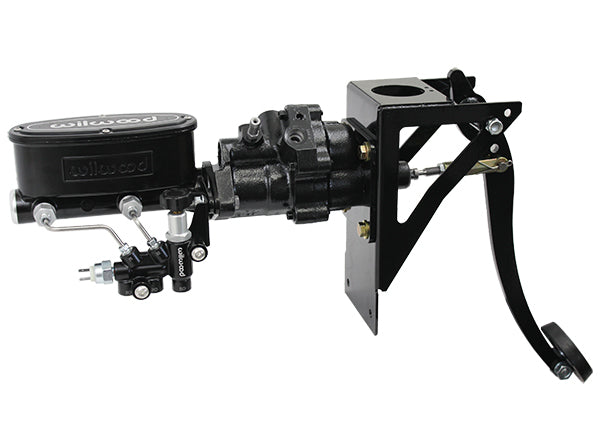 Hydropower Hydraulic Brake Assist with POL or Wilwood Master Cylinder, 1948-52 Ford F1 Truck, Firewall Mount