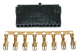 Steering Column Wire Harness Adapter and Female Plug, 3.875" GM type - Performance Online