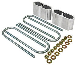 Leaf Spring Lowering Block Kit, Extruded Aluminum - Performance Online