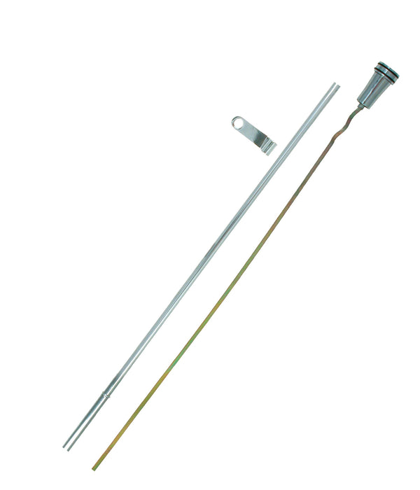Oil Dipstick, Chrome with Billet Knob, BB Chevy - Performance Online