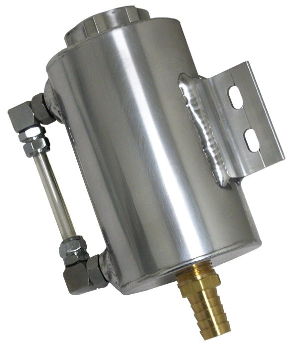 Power Steering Remote Reservoir Tank with Level Indicator, Aluminum - Performance Online