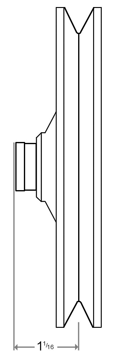 GM Power Steering Pump Pulley Single Groove Small Block Chevy