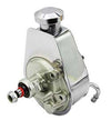 Saginaw Power Steering Pump, Chrome with Billet Cap