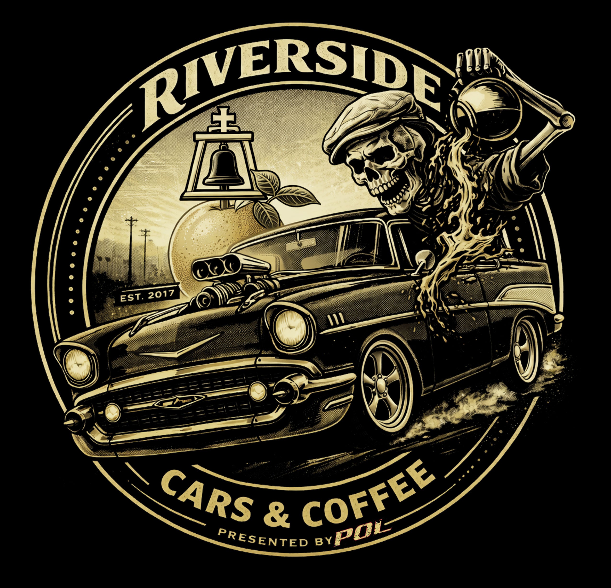 Performance Online Riverside Cars and Coffee T-Shirt