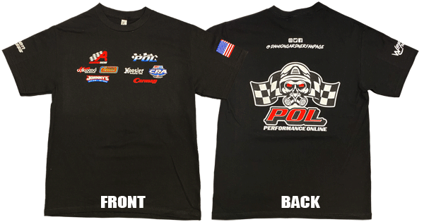 Performance Online POL / Damion Gardner USAC Race Team T-Shirt