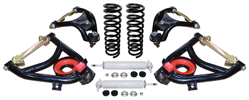 1955-57 Chevy Belair Tubular Control Arm Suspension Kit, Stage 3