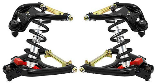 1955-57 Chevy Belair Tubular Control Arm & Aldan Coil Over Suspension Kit, Stage 3+