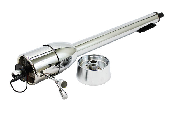 Tilt Steering Column, Chrome, Floor Shift 