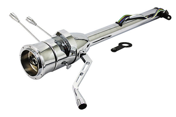 thumbnail image 2 of Custom Chrome Tilt Steering Column For 1955 Chevrolet (Nomad/Bel Air) - Column Shift, With Adapters 2 of 6