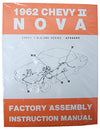 1962 CHEVY NOVA, CHEVY II FACTORY ASSEMBLY MANUAL