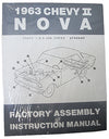 1963 CHEVY NOVA, CHEVY II FACTORY ASSEMBLY MANUAL