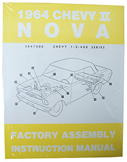 1964 CHEVY NOVA, CHEVY II FACTORY ASSEMBLY MANUAL