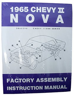 1965 CHEVY NOVA, CHEVY II FACTORY ASSEMBLY MANUAL - Performance Online