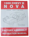 1966 CHEVY NOVA, CHEVY II FACTORY ASSEMBLY MANUAL