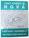 1967 CHEVY NOVA, CHEVY II FACTORY ASSEMBLY MANUAL