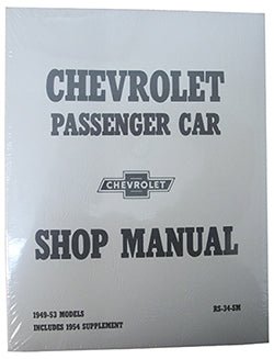 1949-54 Chevy Passenger Car Shop Manual - Performance Online