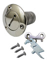 Gas Cap Fuel Filler Install Kit, Polished Stainless Steel