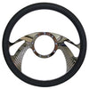 Billet Steering Wheel, Chromed 14